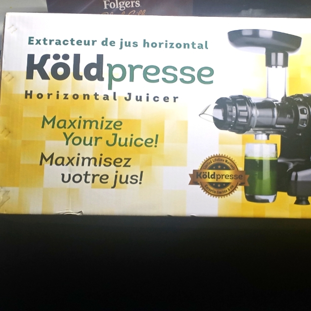 COPY - Koldpresse Horizontal Slow Masticating Juicer